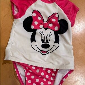 Old Navy Disney Toddler Girl Swim Suit -18-24m Great Condition